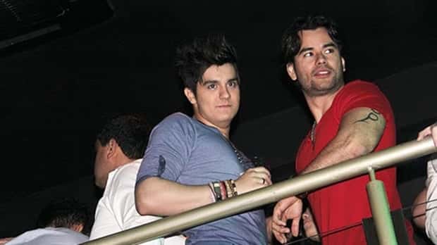 Luan Santana ao lado de Gutão no início da carreira (Foto: Reprodução)