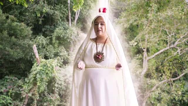 Globo fez piada com Nossa Senhora de Fátima no "Zorra" do último sábado (19) (Foto: Reprodução/Globo)