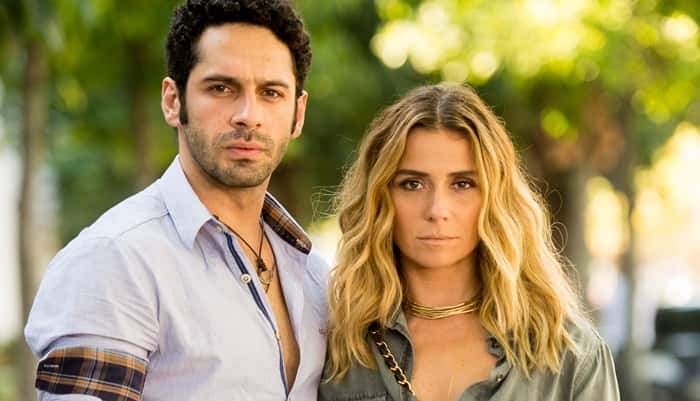 Atena (Giovanna Antonelli) e Victor (João Baldasserini) (Foto: Globo/João Miguel Júnior)