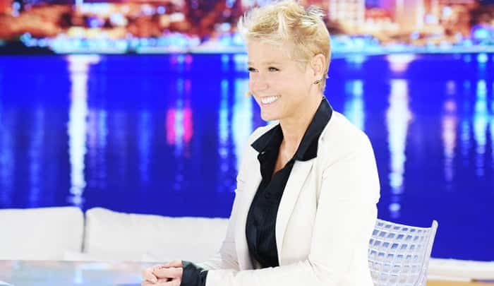 Xuxa em seu programa na Record (Foto: Blad Meneghel)
