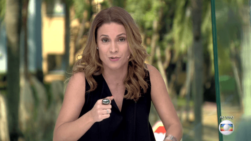 Maíra Charken na Globo (Foto: Reprodução/Globo)