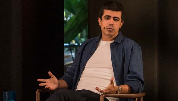Marcius Melhem em entrevista ao "Ofício em Cena", na Globo News (Foto: Globo/João Cotta)