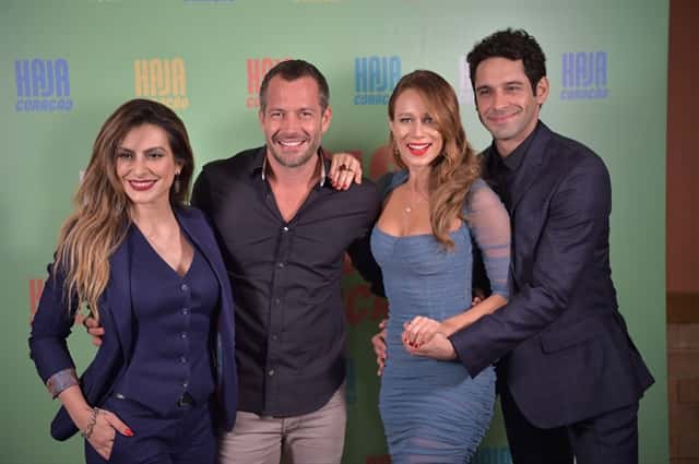 Cleo Pires, Malvino Salvador, Mariana Ximenes e Joao Baldasserini (Foto: Globo/Caiuá Franco)