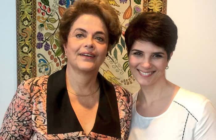 Dilma Rousseff e Mariana Godoy (Foto: Divulgação/Mariana Godoy)