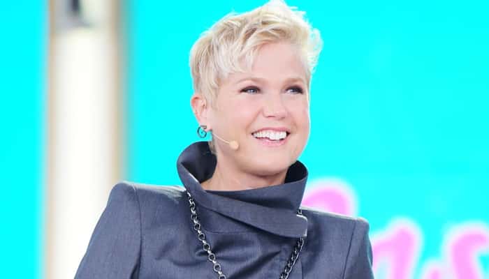Xuxa em seu programa na Record (Foto: Blad Meneghel)