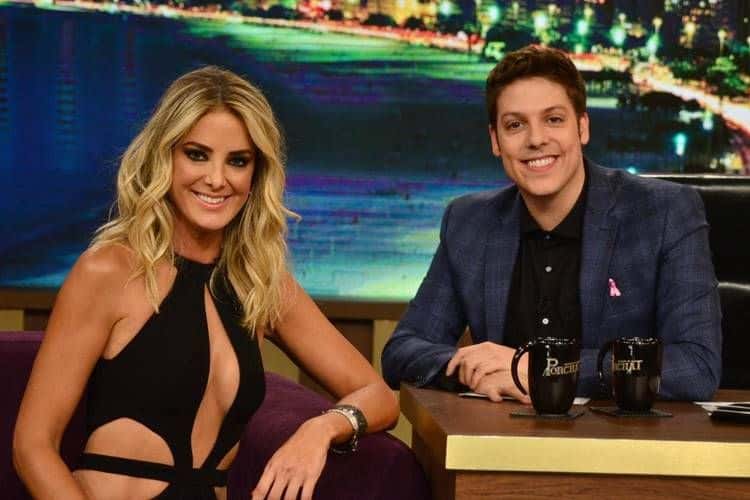 Ticiane Pinheiro em uma de suas participações no programa. (Reprodução/TV Record)