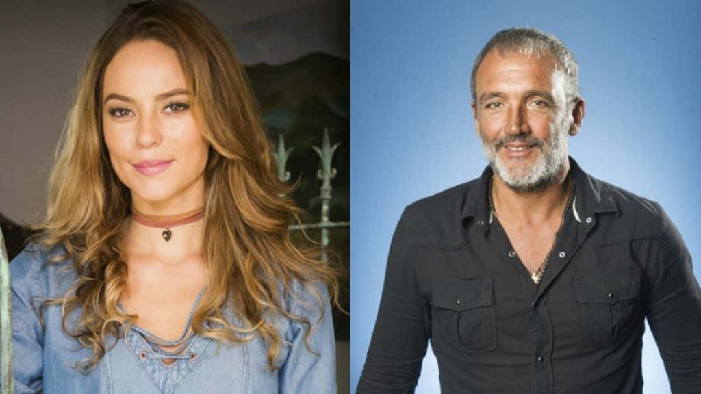 Paolla e o diretor Rogério Gomes (Foto: Reprodução)
