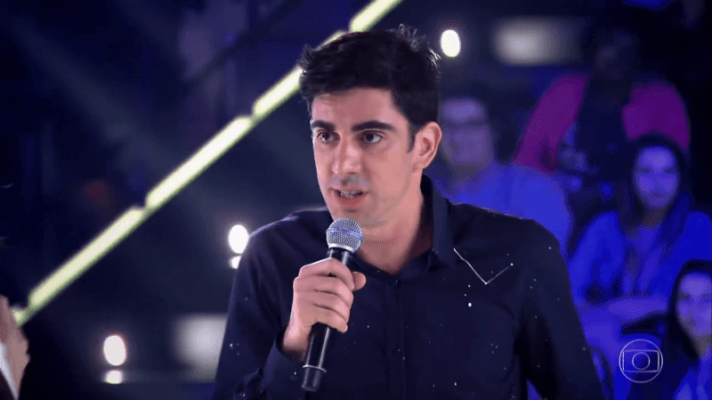 Marcelo Adnet na estreia da segunda temporada do "Adnight" (Foto: Reprodução/Globo)