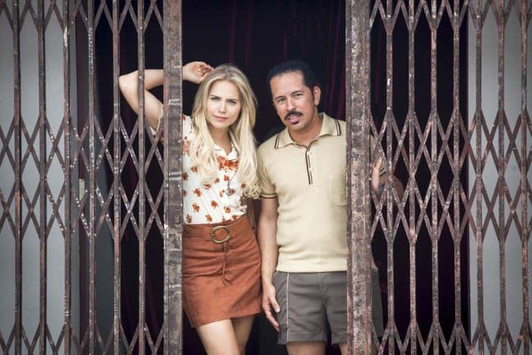 Letícia Colin e Edmilson Filho em Cine Holliúdy. (Foto: Divulgação/Globo)
