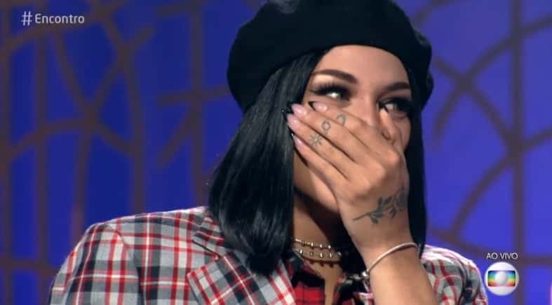 Pabllo Vittar no Encontro na Globo (Foto: Reprodução)