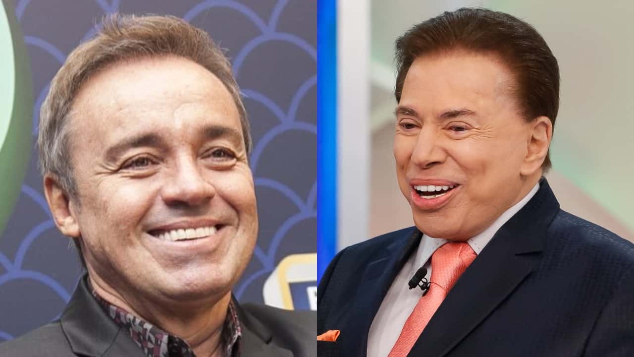 Gugu Liberato e Silvio Santos (Foto: Divulgação/Montagem TV Foco)