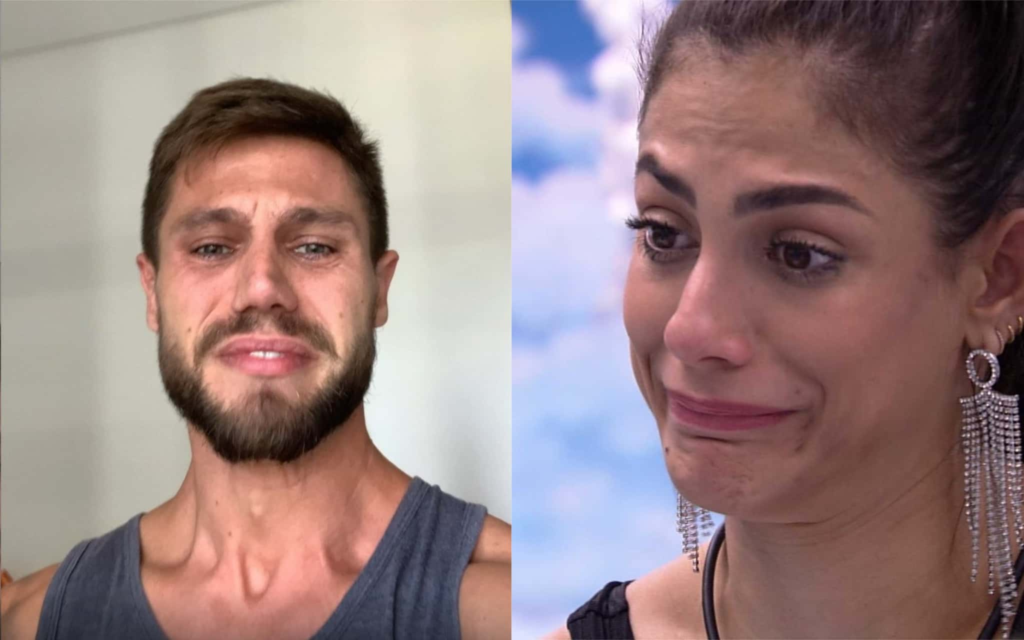 Jonas e Mari Gonzalez do BBB20 (Foto: Divulgação / Montagem / TV Foco)