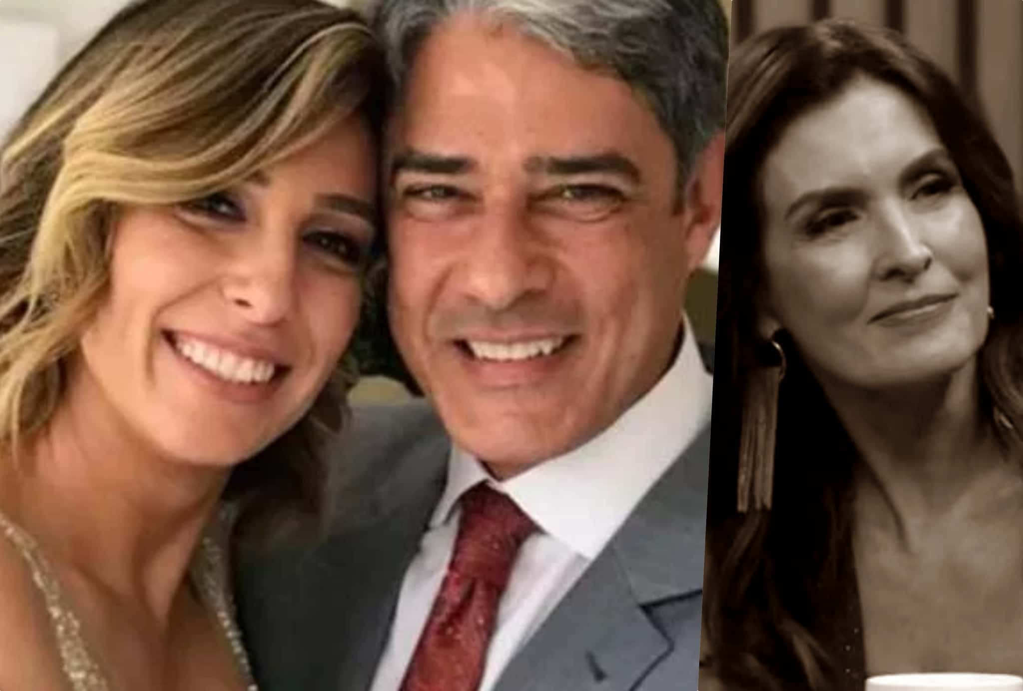 William Bonner e Natasha Dantas se conheciam antes da separação de Fátima Bernardes (Foto reprodução)