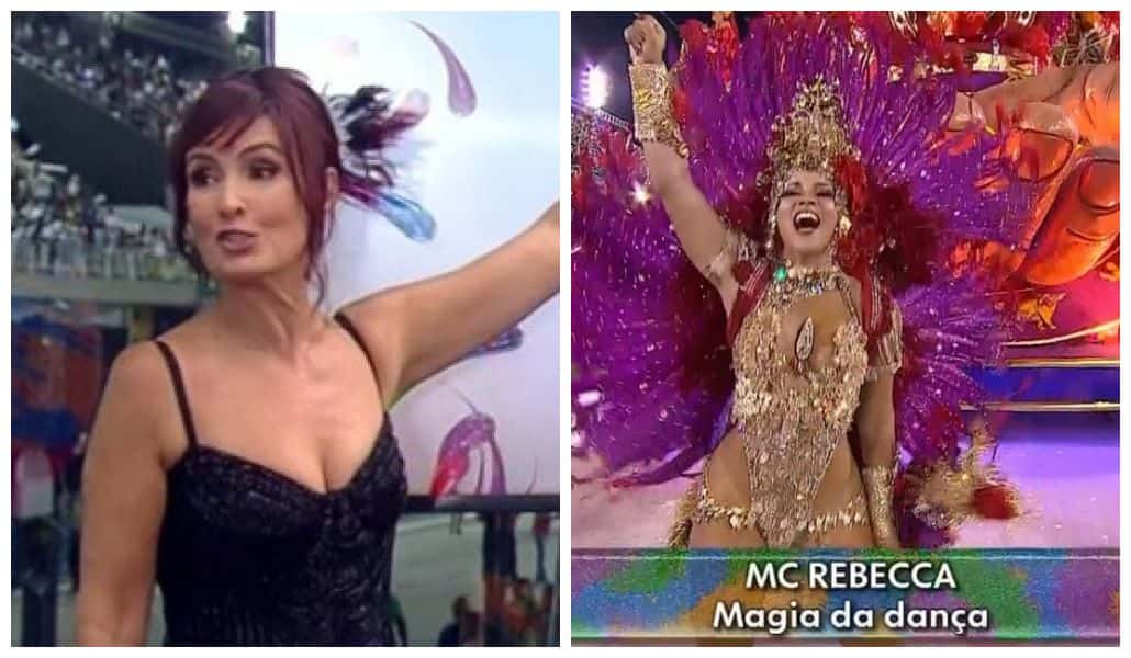 Globo erra nome de MC Rebecca e Fátima Bernardes se retrata (Foto: Reprodução/ Globo)