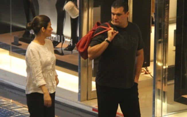 Renata Vasconcellos e seu marido, o diretor Miguel Athayde (foto: AgNews)