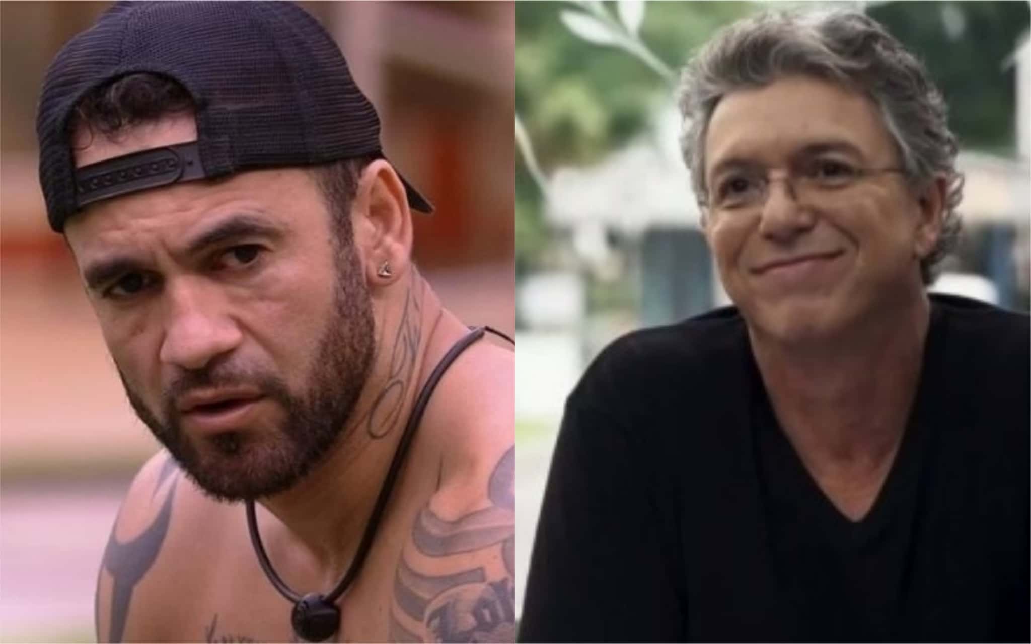 Hadson Nery e Boninho do BBB20 (Foto: Divulgação / TV Foco)