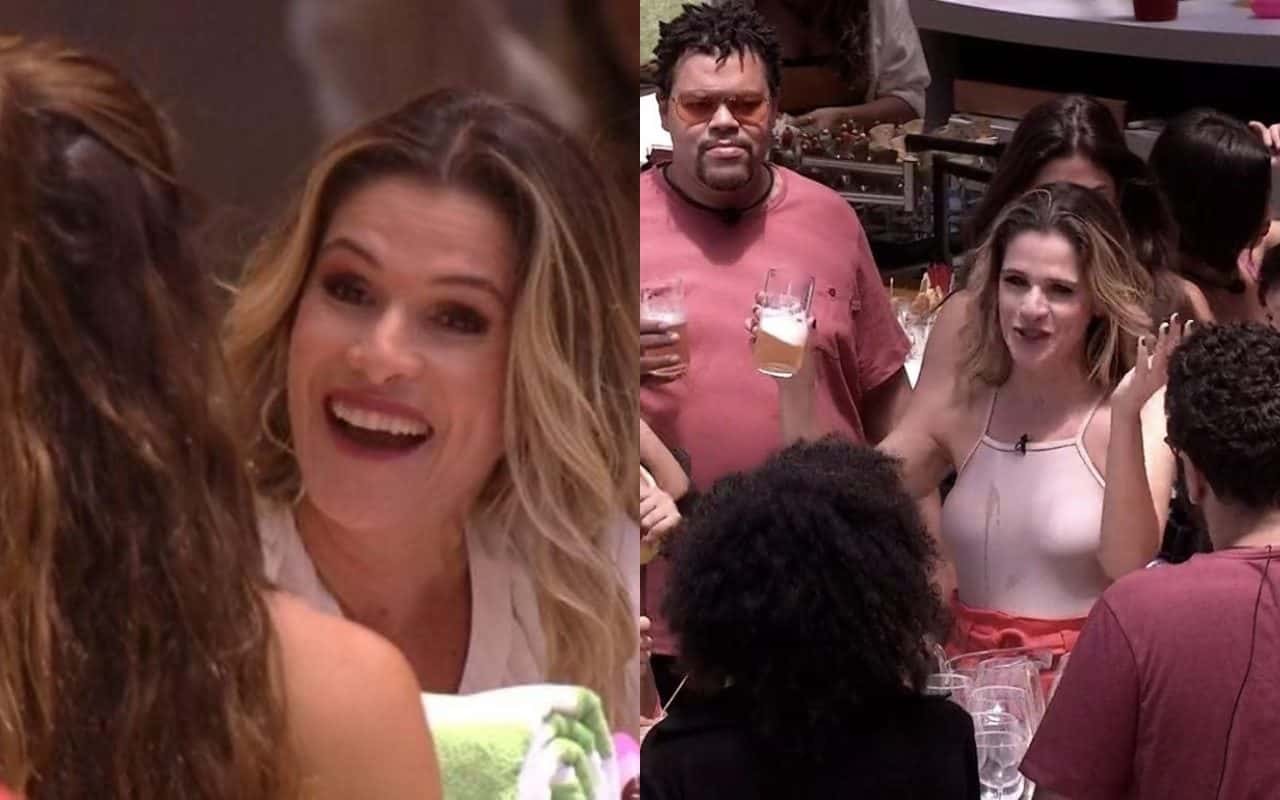 Ingrid Guimarães entrou na casa do BBB20 nesta terça-feira (18) (Foto: reprodução)