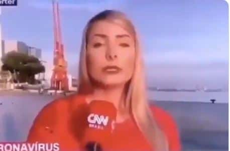 Repórter da CNN erra de forma grosseira (Foto: Reprodução)