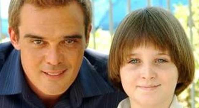 Dalton Vigh e Gabriel Sequeira na época da novela Duas Caras na Globo (Foto: Reprodução)