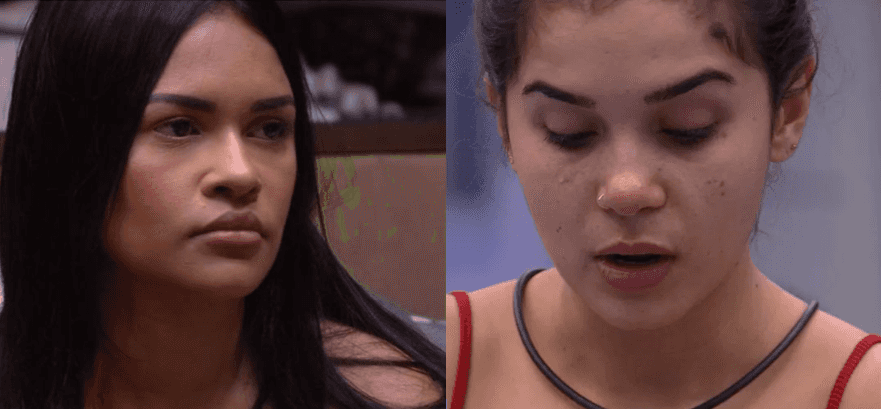 Flayslane briga com Gizelly (Foto: Reprodução)
