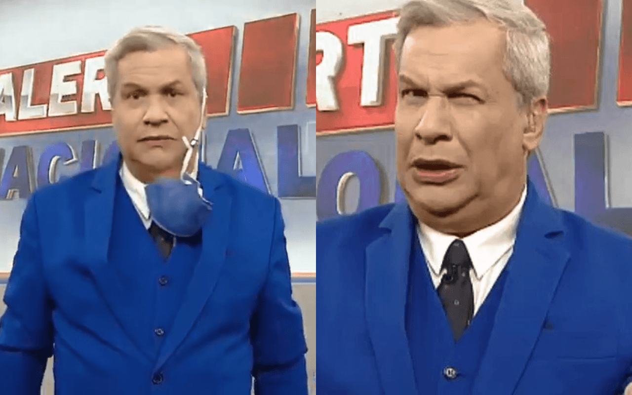 Sikêra Jr. soltou o verbo ao vivo no 'Alerta Nacional' (Foto: reprodução/RedeTV!)
