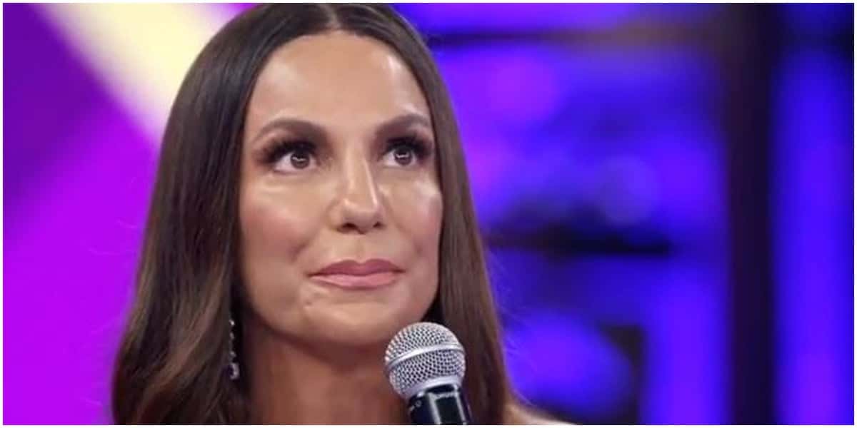 Ivete Sangalo fez longo desabafo no Faustão - Foto: Reprodução