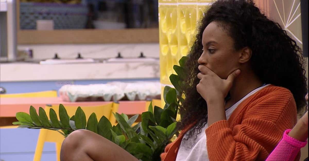 Lumena no BBB (Foto: Reprodução/ TV Globo)