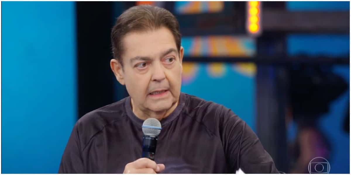 Faustão durante o programa o Domingão - Foto: Reprodução