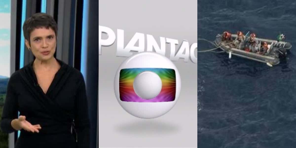 Sandra Annenberg apresentou Plantão da Globo chocante (Foto: Reprodução/TV Globo)
