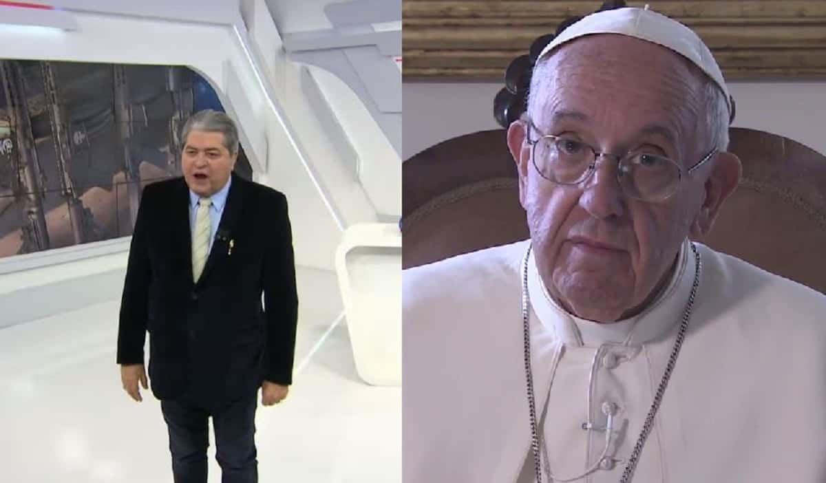 Datena critica Papa Francisco sem medo de excomunhão (Foto: Reprodução)