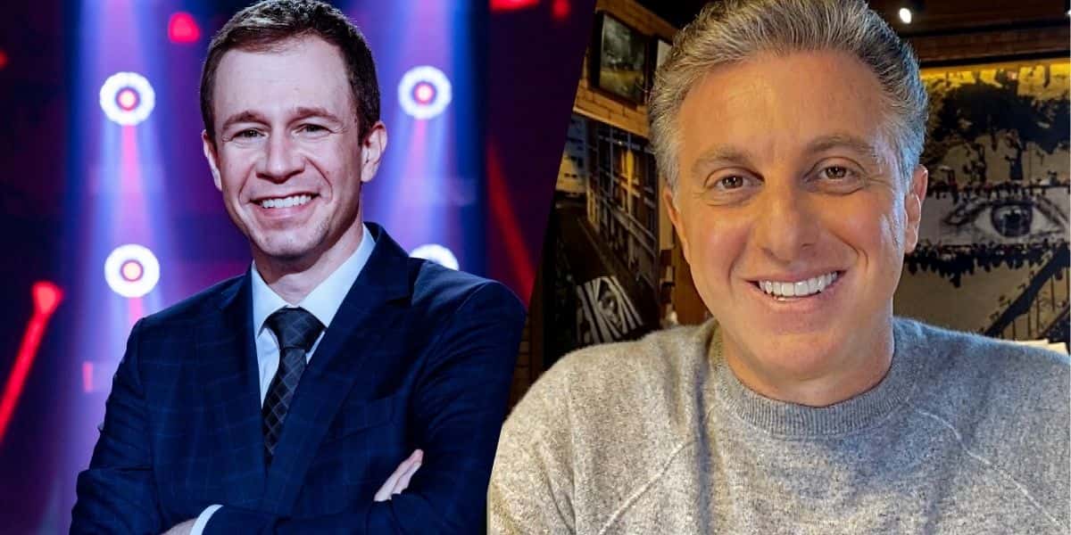 Tiago Leifert e Luciano Huck (Montagem: TV Foco)