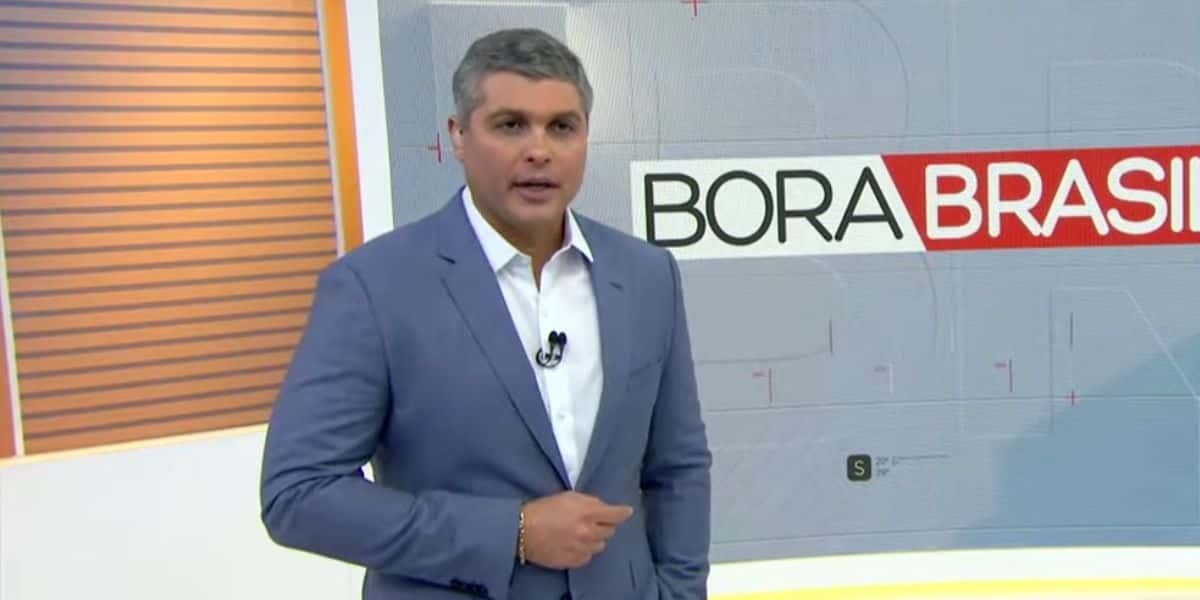 Joel Datena durante o Bora Brasil (Reprodução: Band)