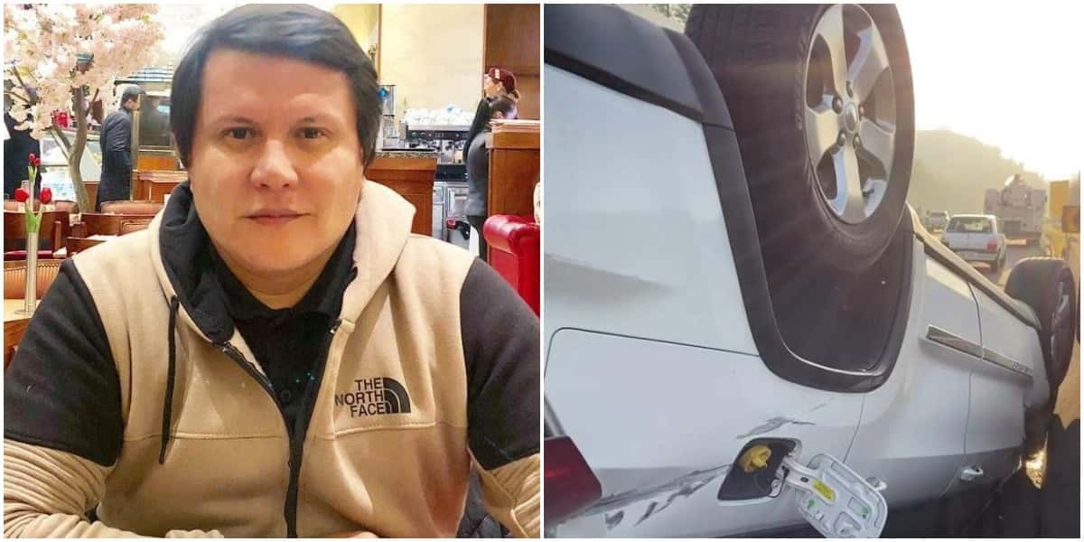 Giovanni sofreu acidente grave de carro - Foto: Montagem