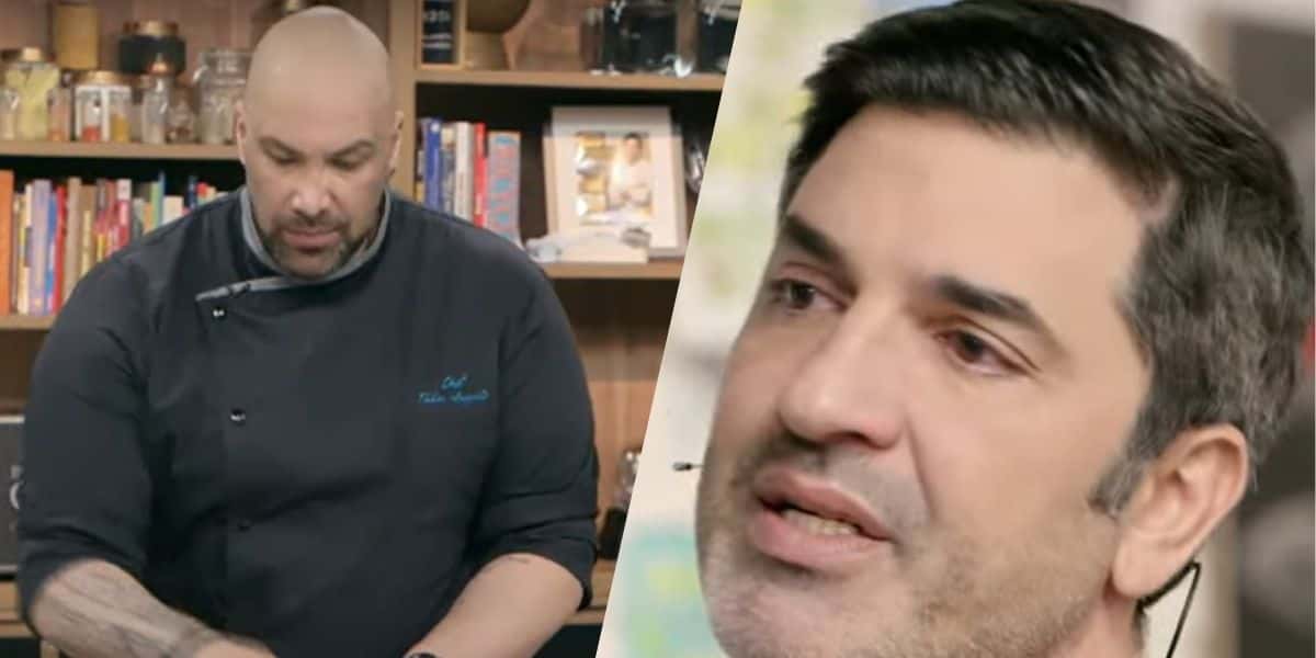 Edu Guedes e seu substituto do dia (Montagem: TV Foco)