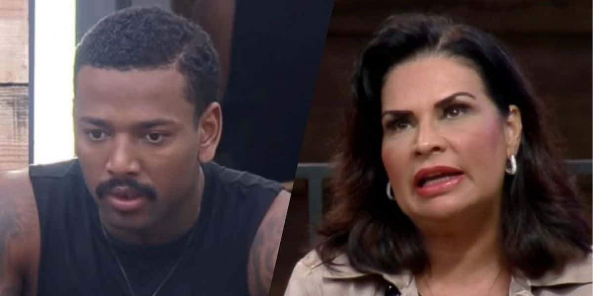 Nego do Borel e Solange em A Fazenda 13 (Montagem: TV Foco)
