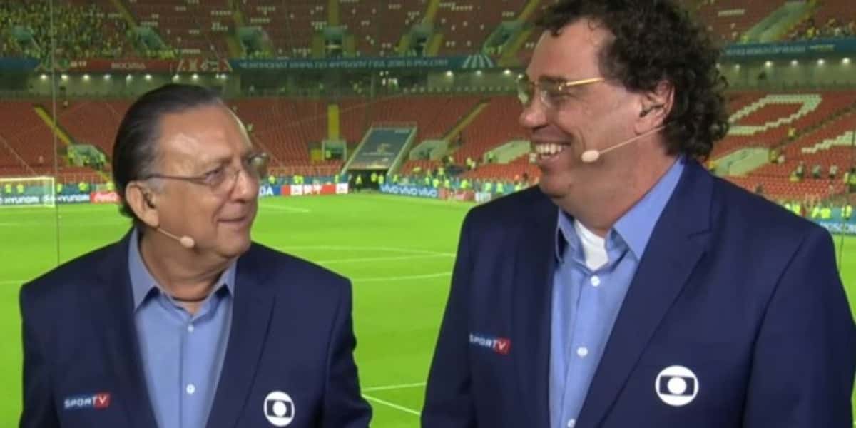 Comentarista da Globo passou dos limites ao falar de jogo da seleção brasileira (Foto: Reprodução)