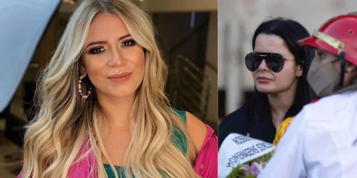 Maiara se emocionou ao falar de Marília Mendonça (Foto: Reprodução)
