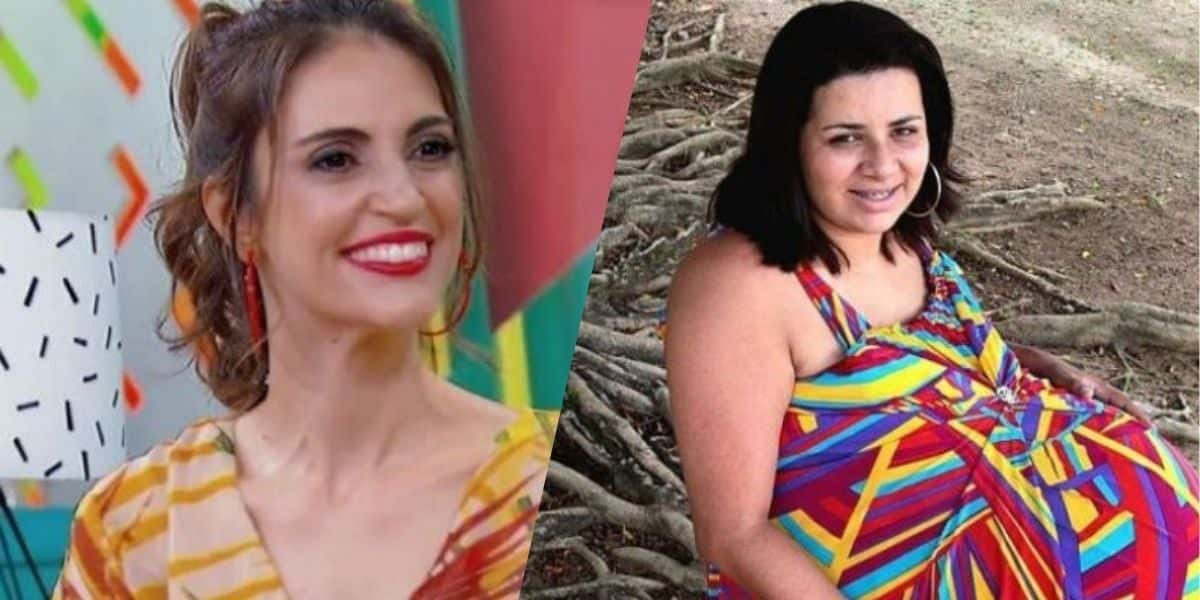 Chris Flores e Grávida de Taubaté (Montagem: TV Foco)