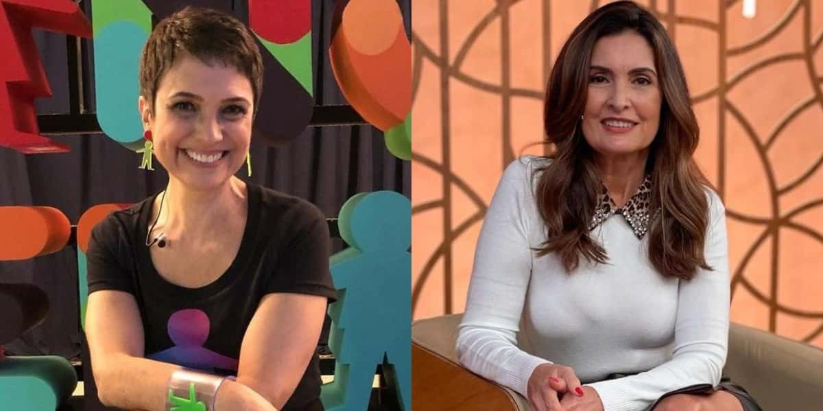 Sandra Annenberg e Fátima Bernardes (Foto: Reprodução)