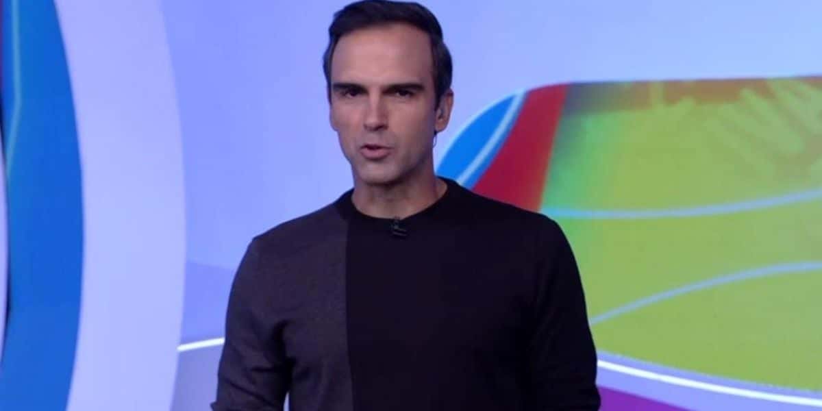 Tadeu Schmidt no "BBB22" (Foto: Reprodução/TV Globo)
