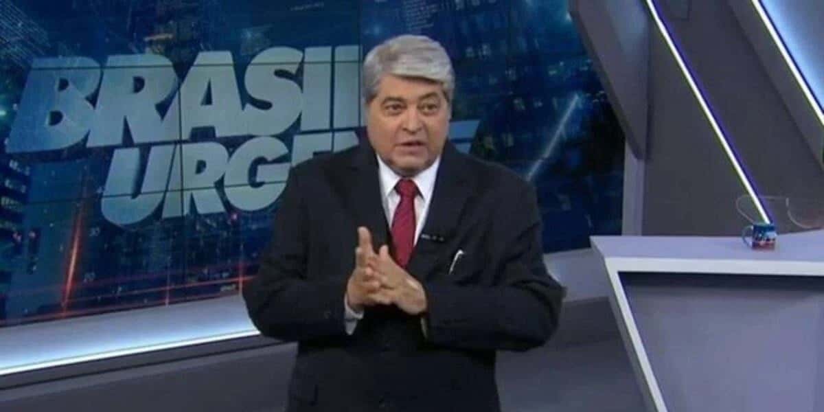 Datena sob o comando de 'Brasil Urgente' (Foto: Divulgação)