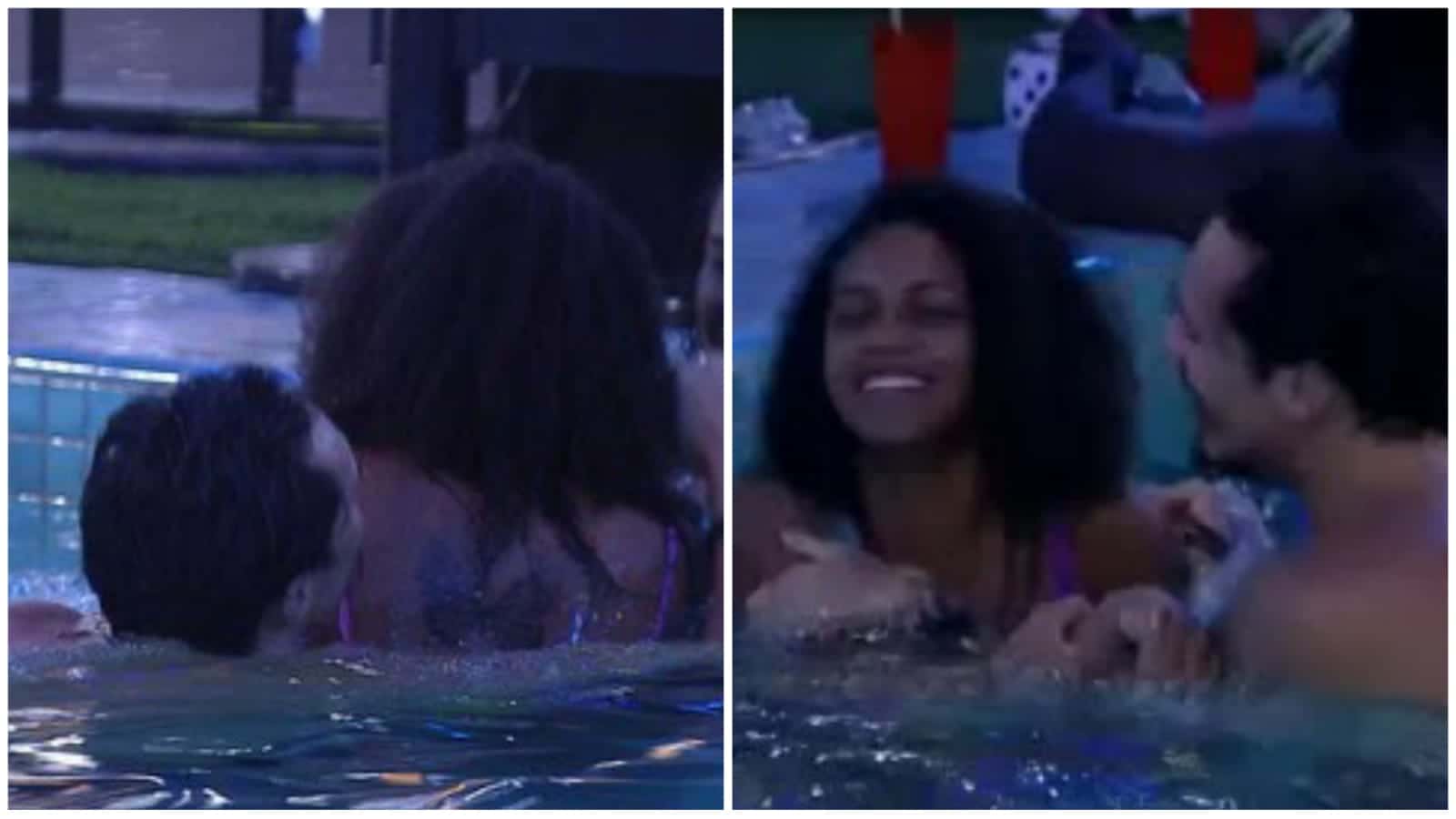 Eliezer pratica brincadeiras de mal gosto com Jessilane e leva advertência no BBB22 (Reprodução/ Globoplay)