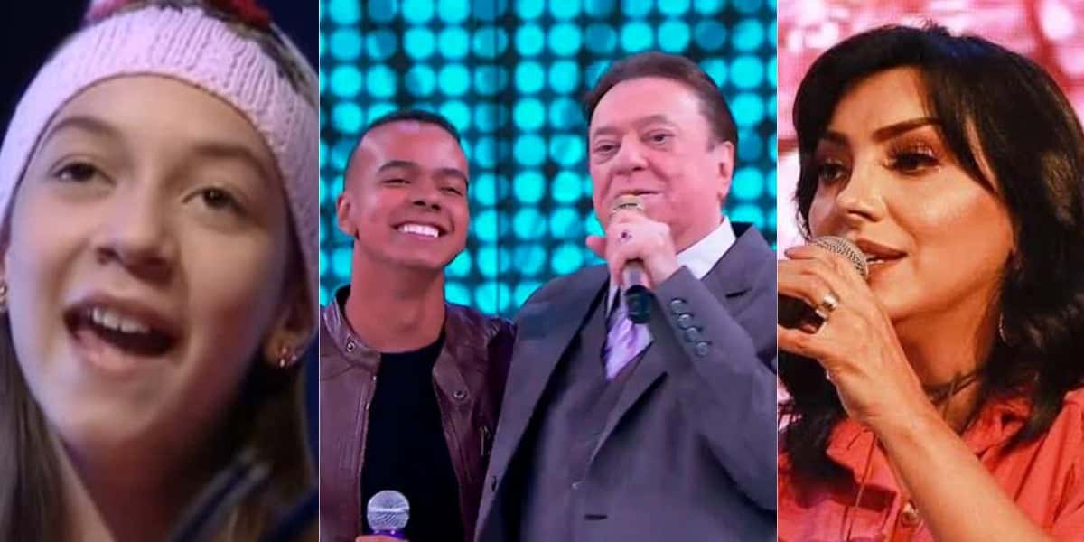 Clara Tannure do Diante do Trono, Jotta A com Raul Gil e Eyshila (Foto: Reprodução/Instagram/SBT/Divulgação)