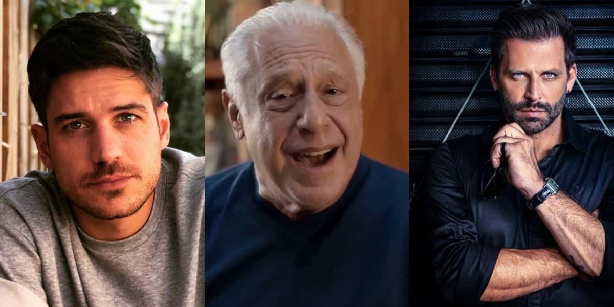 Marcos Pigossi, Antônio Fagundes e Henri Castelli foram grandes nomes da Globo (Foto: Reprodução)