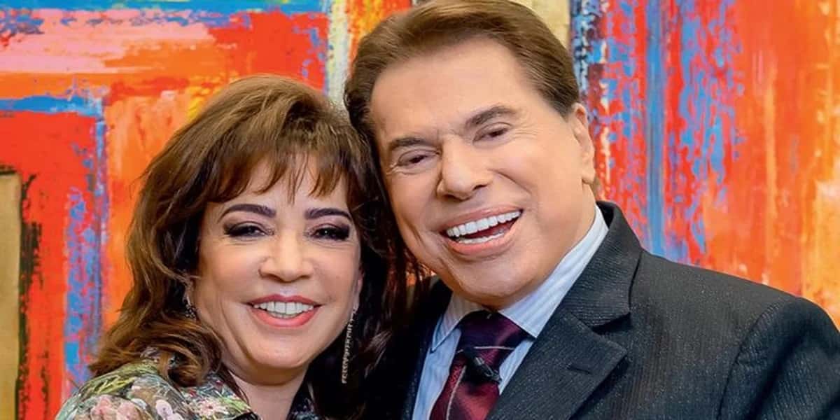 Íris Abravanel ao lado de Silvio Santos (Foto: Divulgação)