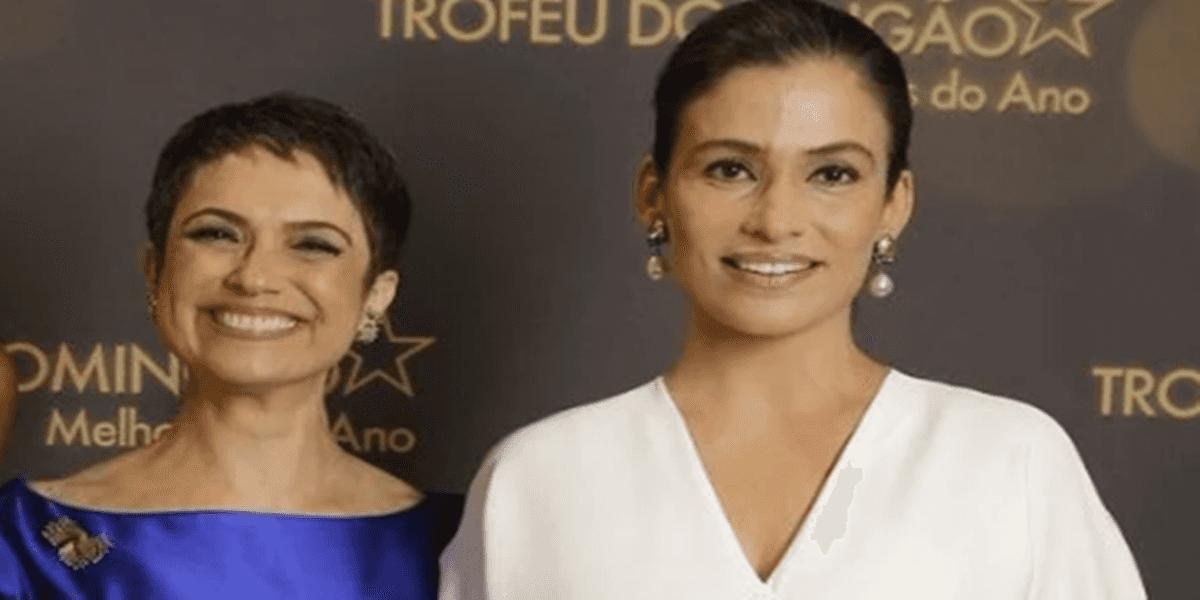 Sandra Annenberg e Renata Vasconcellos são casadas com estrelas da Globo (Reprodução: Globo)