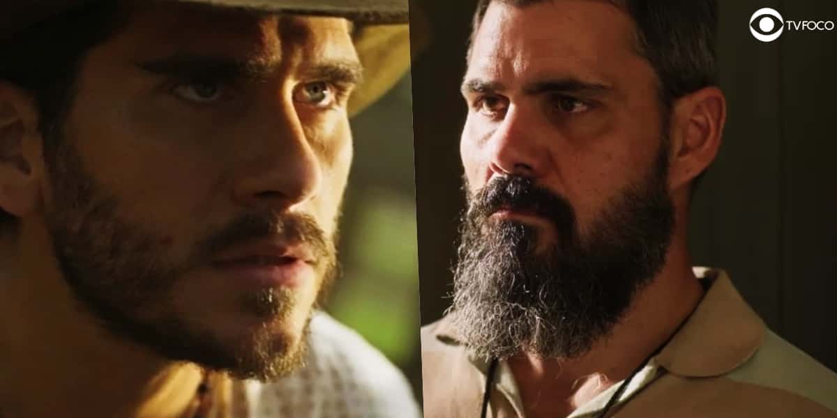 Trindade vai dar instrução para Alcides em Pantanal (Foto: Reprodução/Globo/Montagem/Thais Teles)