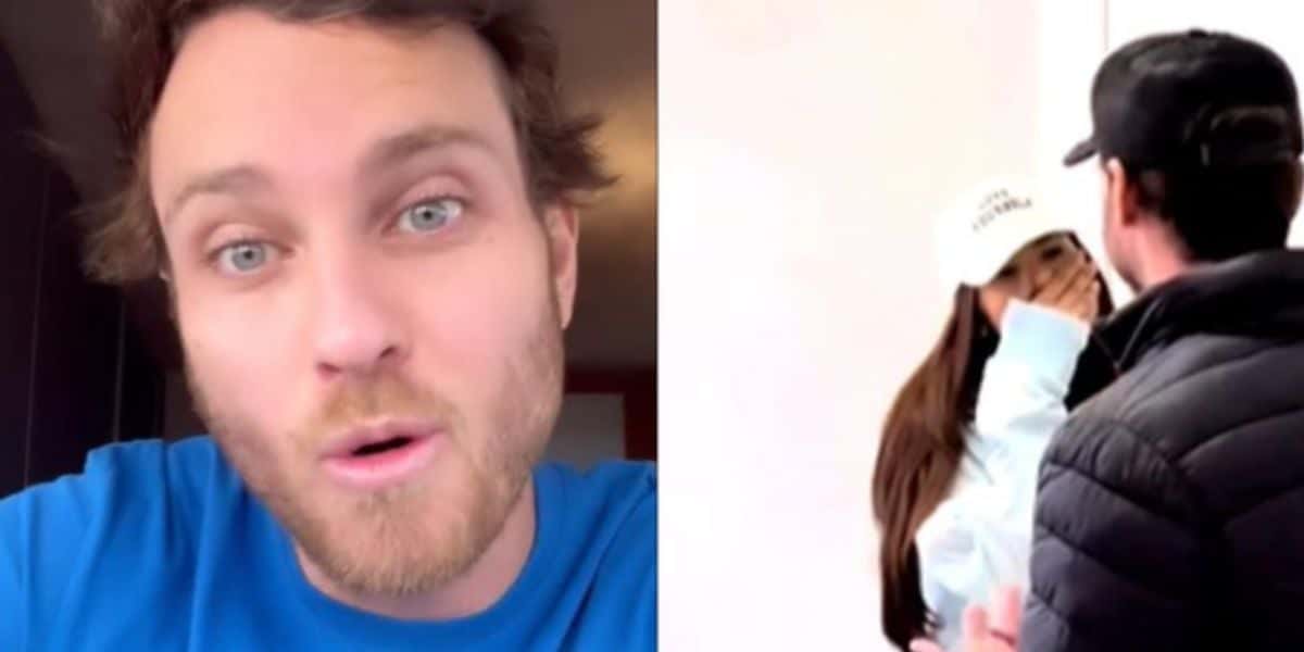 Ex-BBB Eslovênia mostra vídeo onde diz que está grávida para Lucas e reação dele dá o que falar: "Caralh*" - Reprodução