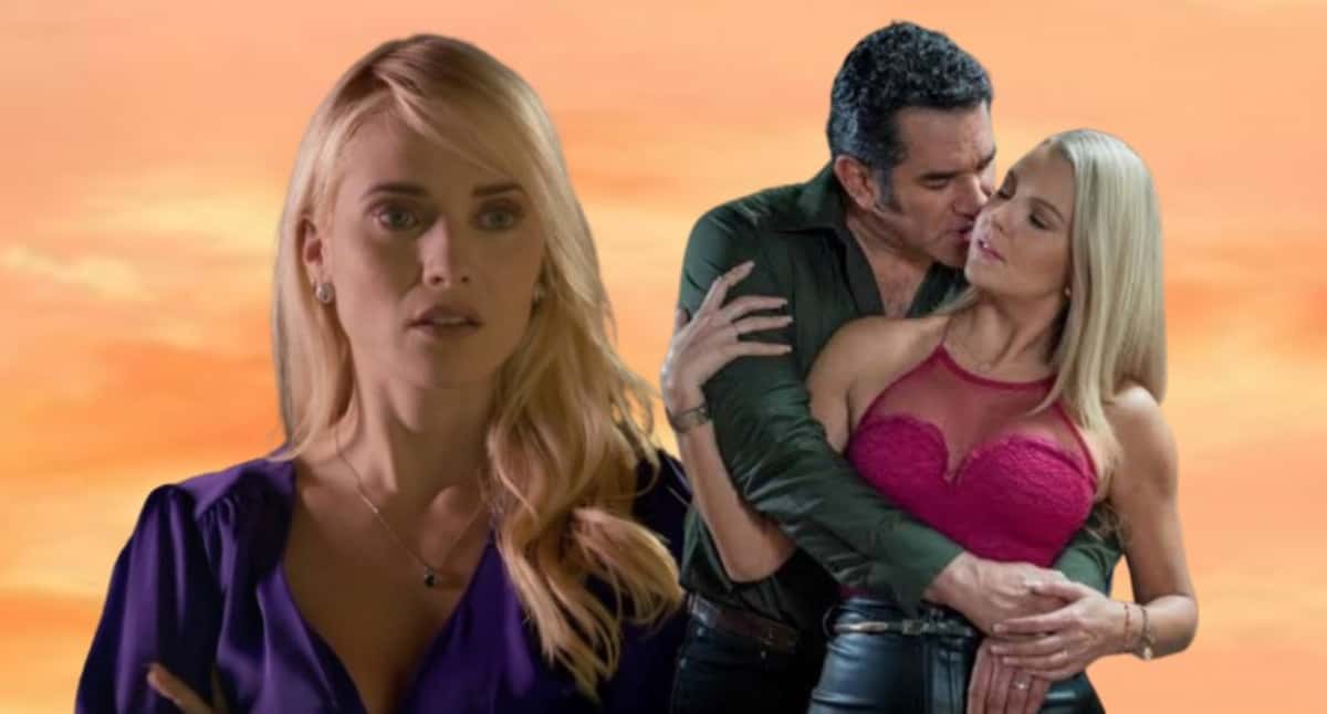 Bomba em A Desalmada: Isabela (Kimberly Dos Ramos) descobre que sua mãe é amante de Otávio (Eduardo Santamarina) (Foto: Reprodução / SBT / Montagem TV Foco)