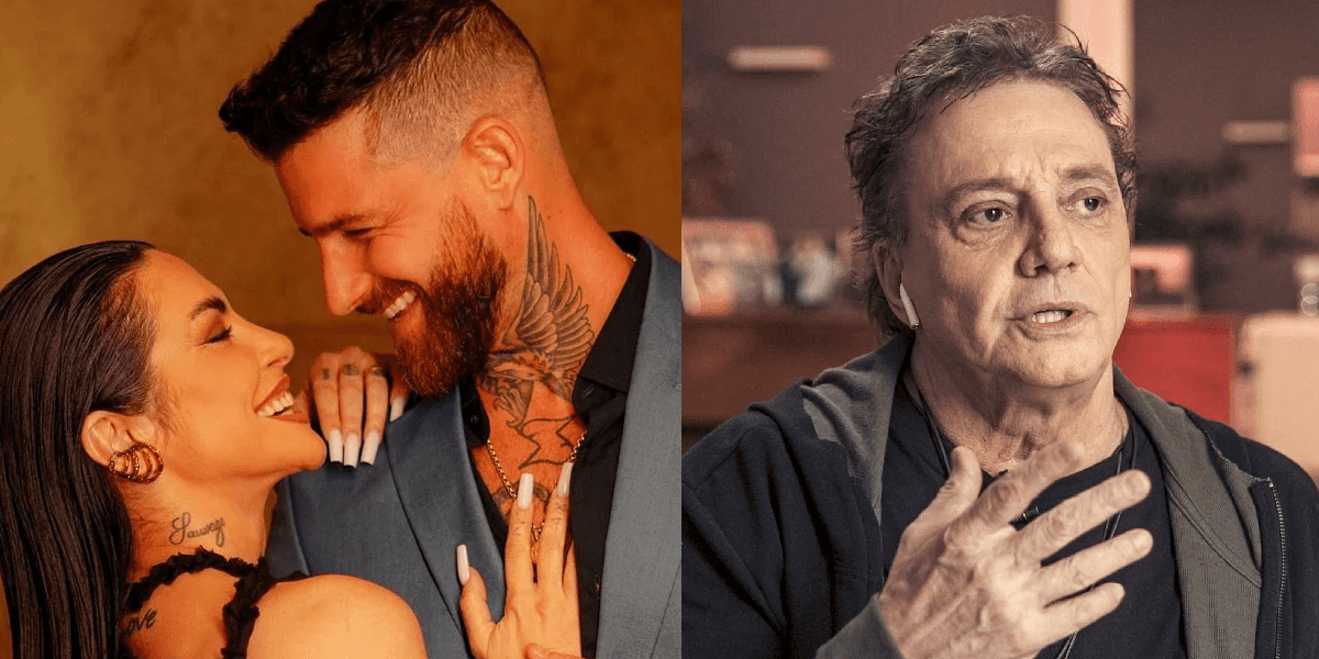 Cleo Pires ao lado do marido e Fábio Jr. (Foto: Divulgação)